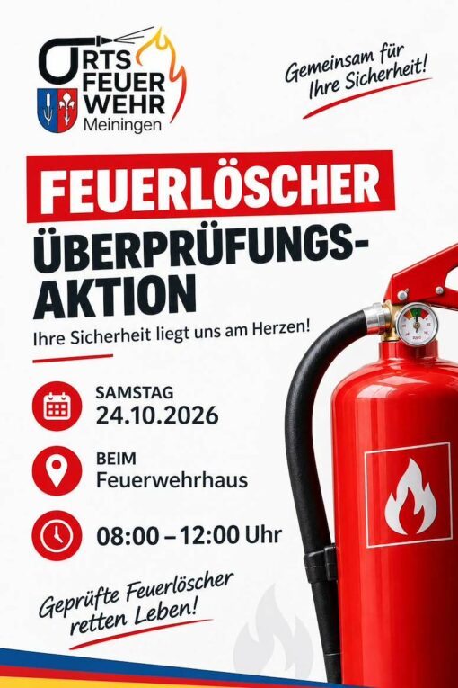 Feuerlöscher Überprüf Aktion